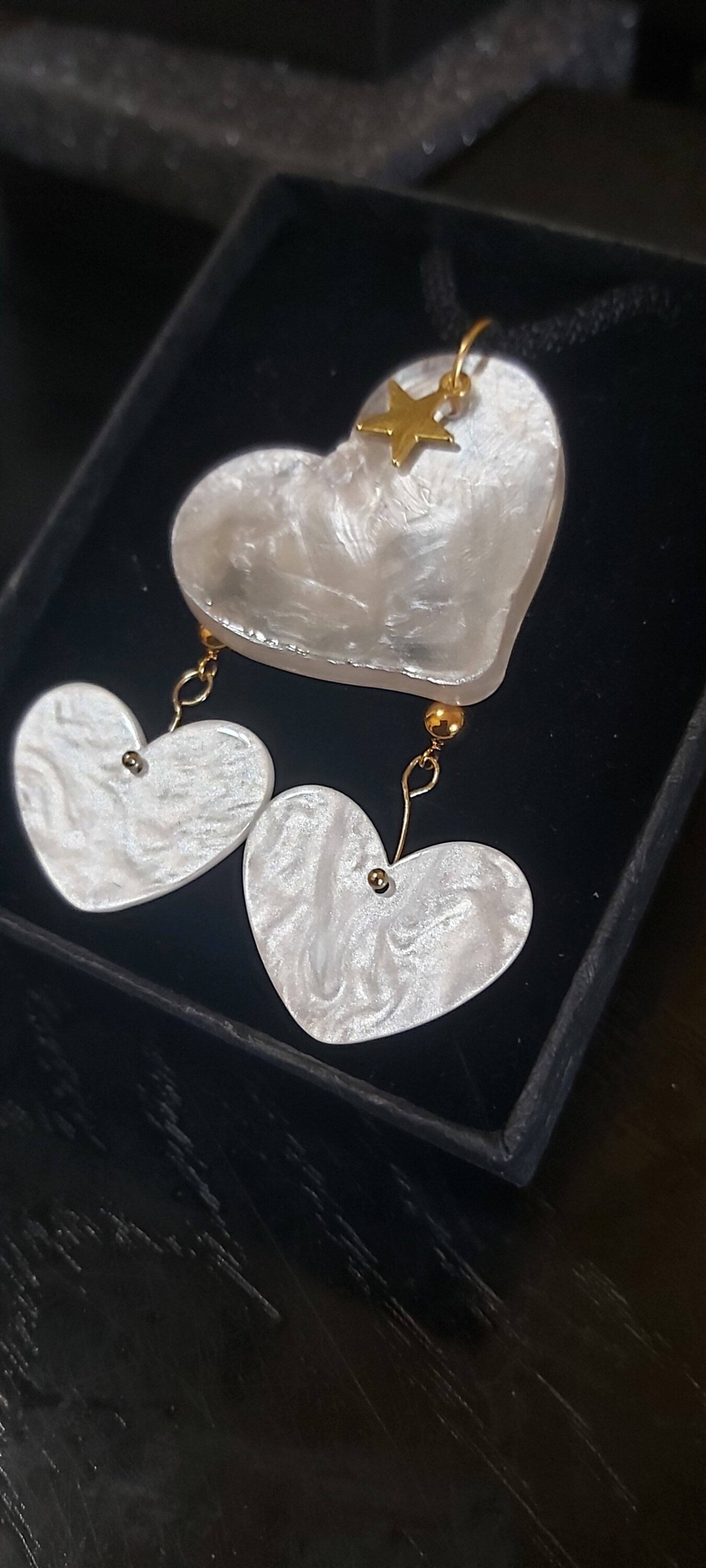 MI CORAZÓN. CONJUNTO DE PENDIENTES Y COLGANTE - 2