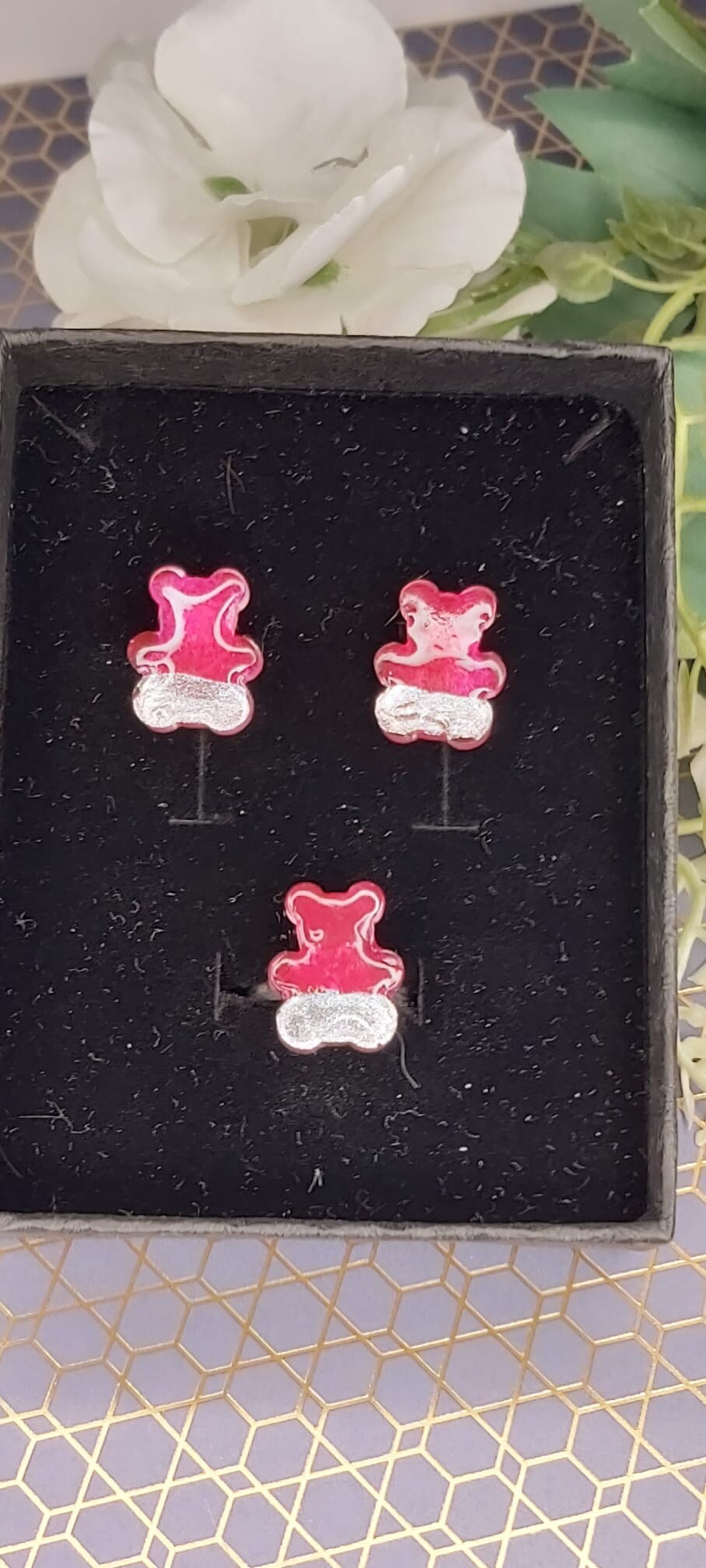 ELYSIA. CONJUNTO DE PENDIENTES Y ANILLO - 2