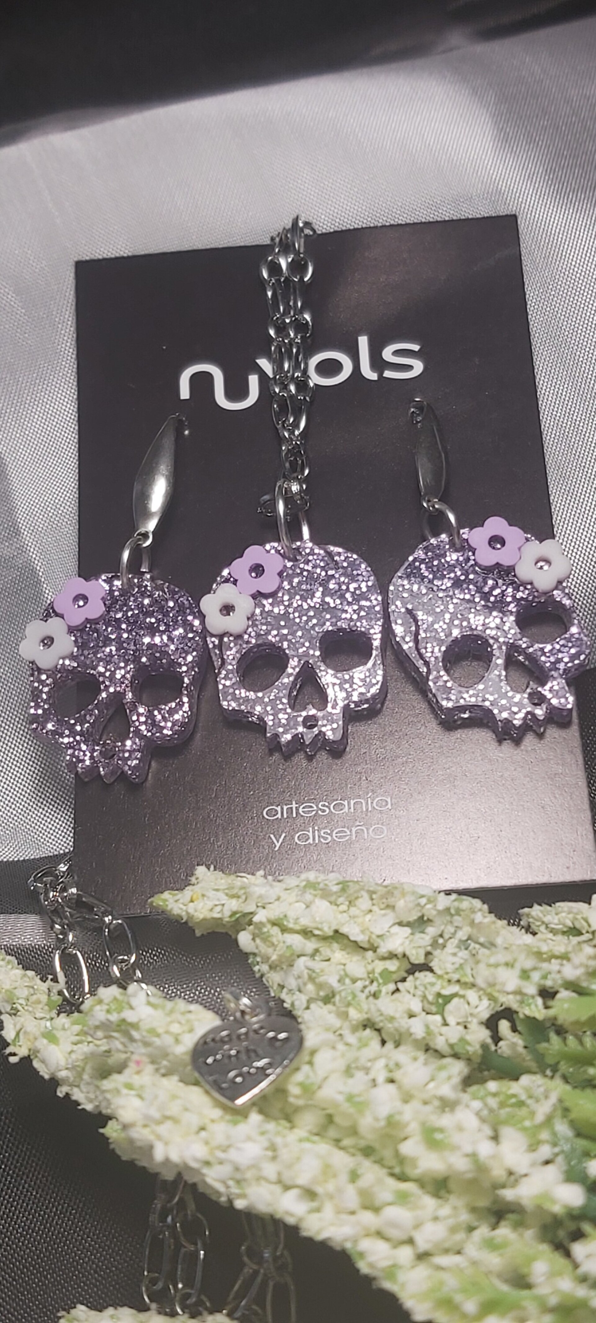 SANTA. CONJUNTO DE PENDIENTES Y COLGANTE - 2