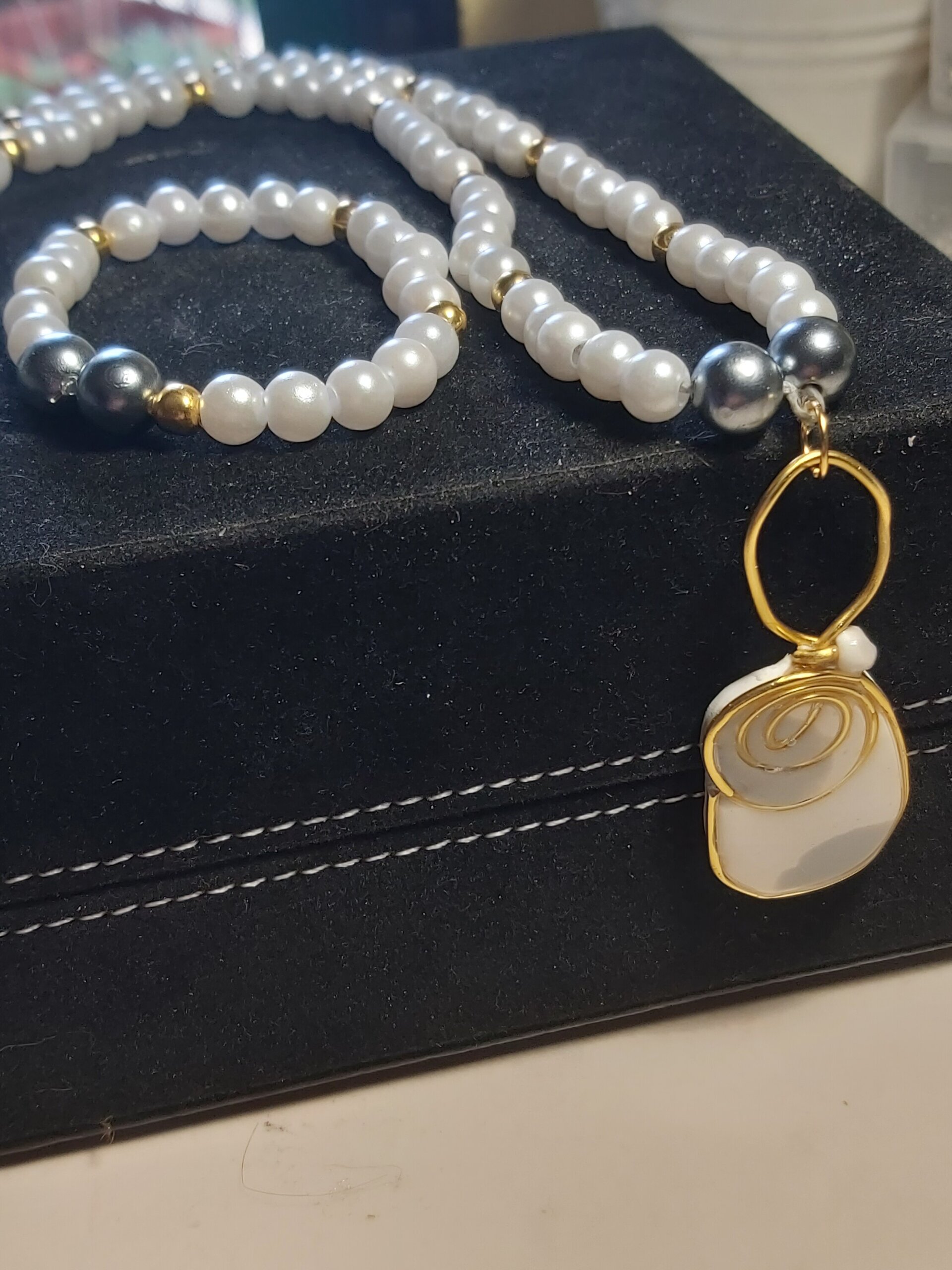 COLLAR Y PULSERA PERLA - 5