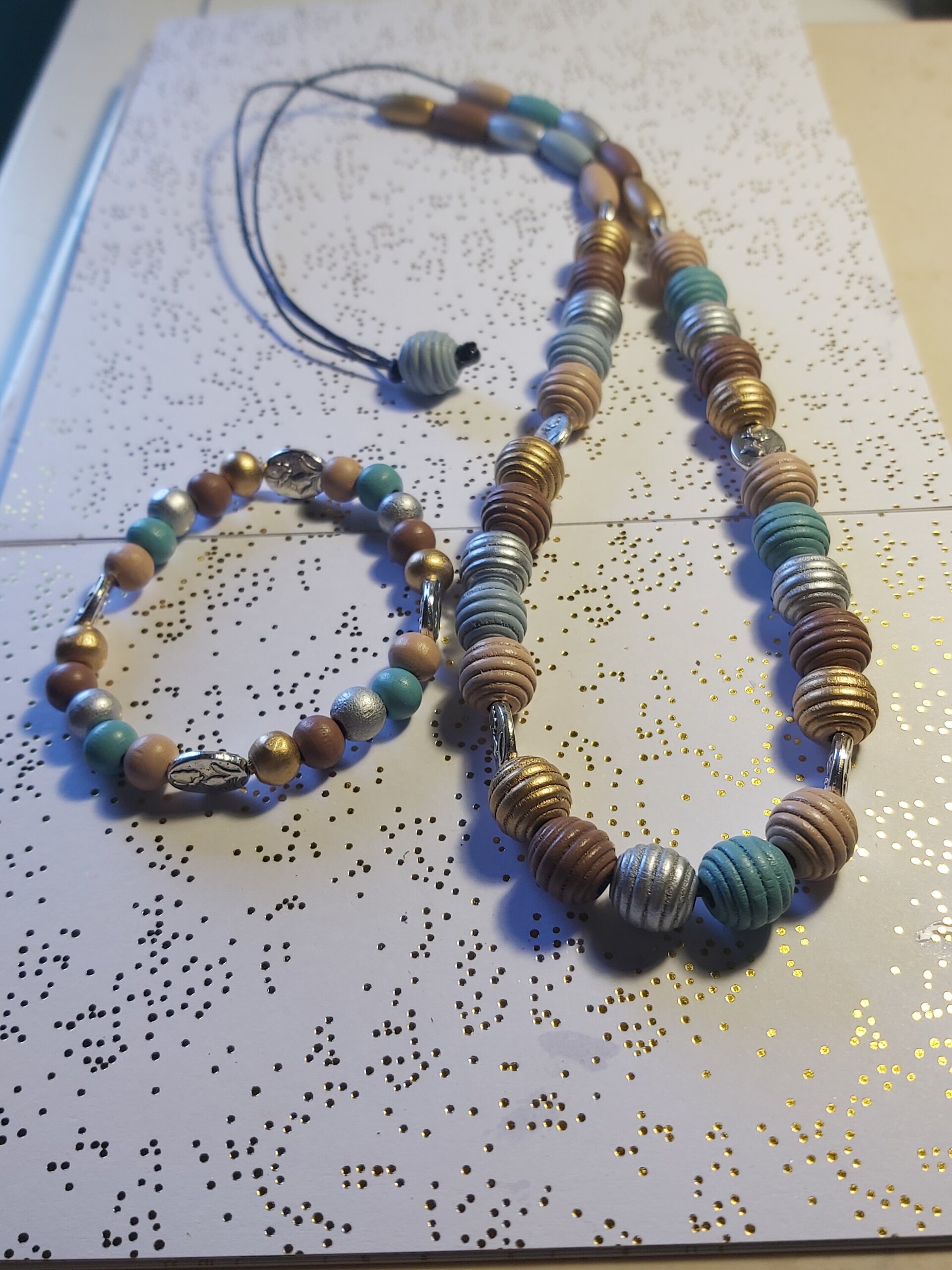 COLLAR Y PULSERA ESTEFANÍA - 2