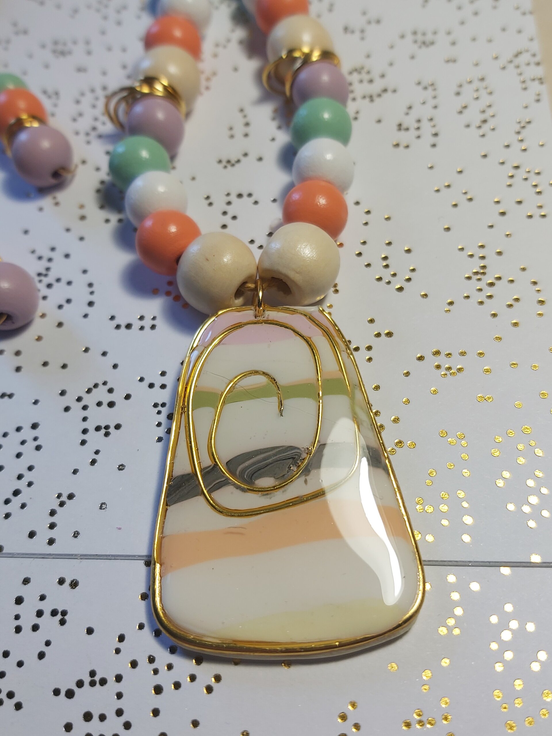 COLLAR Y PENDIENTES VIDA - 2